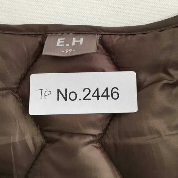 Korean Fashion Puffer Vest New Womens Medium Polyester Filled Quilted Brown - Picture 11 of 11